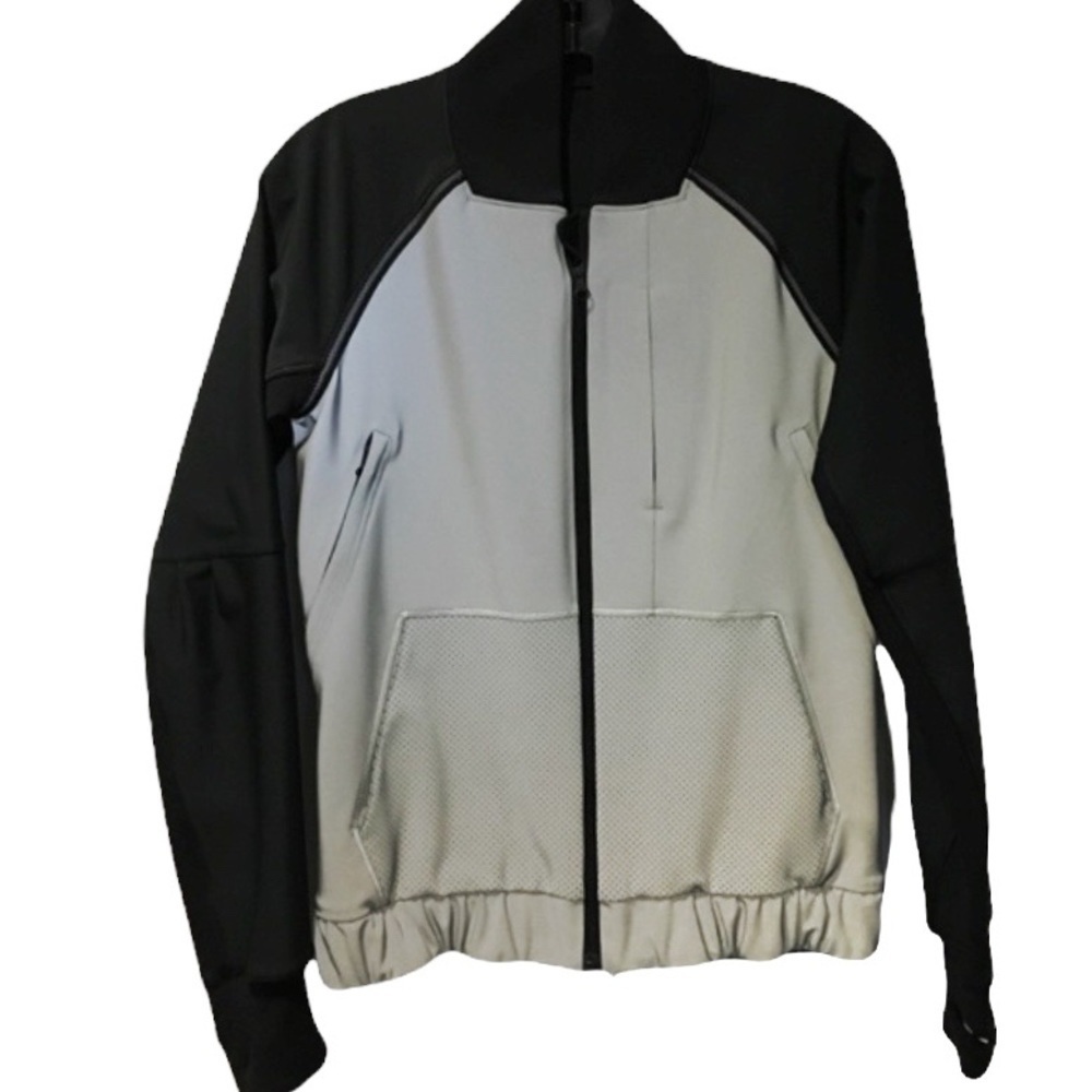Lululemon Bright Bomber‎ Track Jacket Reflective Running Travel Sporty 4
